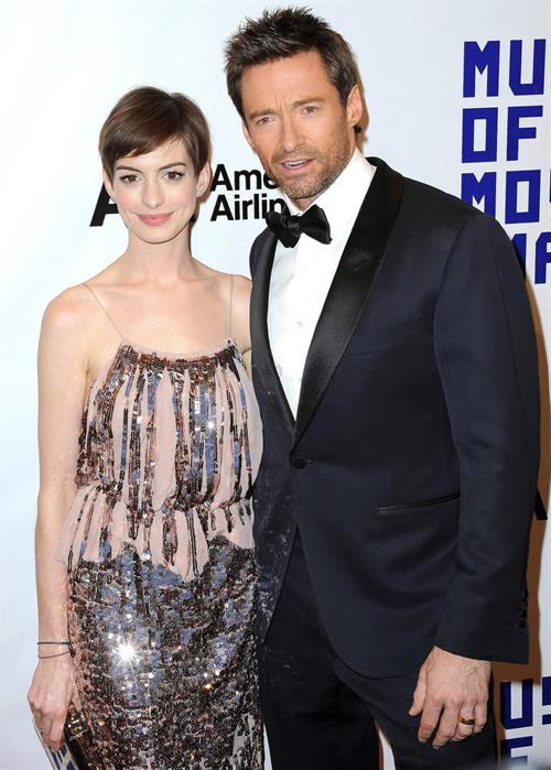 Anne Hathaway Attended the Museum of the Moving Image 27th Annual Black Tie Salute in New York Dec 11, 2012
