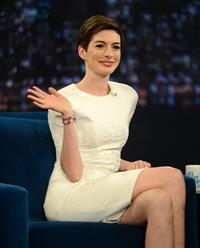 Anne Hathaway Late Night With Jimmy Fallon in New York December 11, 2012 