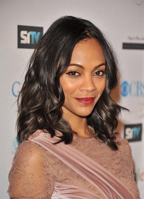 Zoe Saldana  14th Annual NHMC Impact Awards -- Beverly Hills, Feb. 25, 2011 