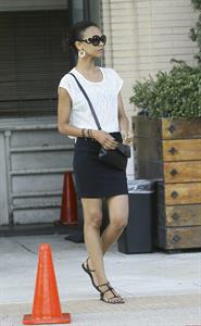 Zoe Saldana out and about in Beverly Hills July 7-2011  