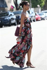 Zoe Saldana runs errands in LA August 5, 2011  