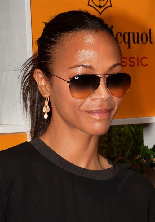 Zoe Saldana Fifth annual Veuve Clicquot Polo Classic in Jersey City - June 2, 2012 