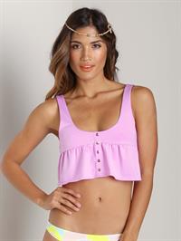 Rachel Barnes in a bikini