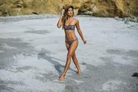 Rachel Barnes in a bikini