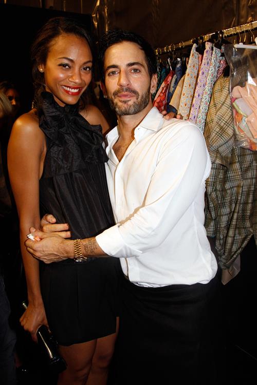 Zoe Saldana Louis Vuitton Collection during Paris Fashion Week October 7, 2009   