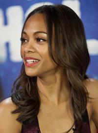 Zoe Saldana Visits YoungHollywood.com at Young Hollywood Studio -- Los Angeles, Aug. 24, 2011 
