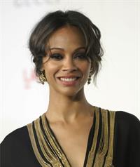 Zoe Saldana at LACMA's Art And Film Gala Honoring Clint Eastwood And John Baldessari in Los Angeles 2011.11.05