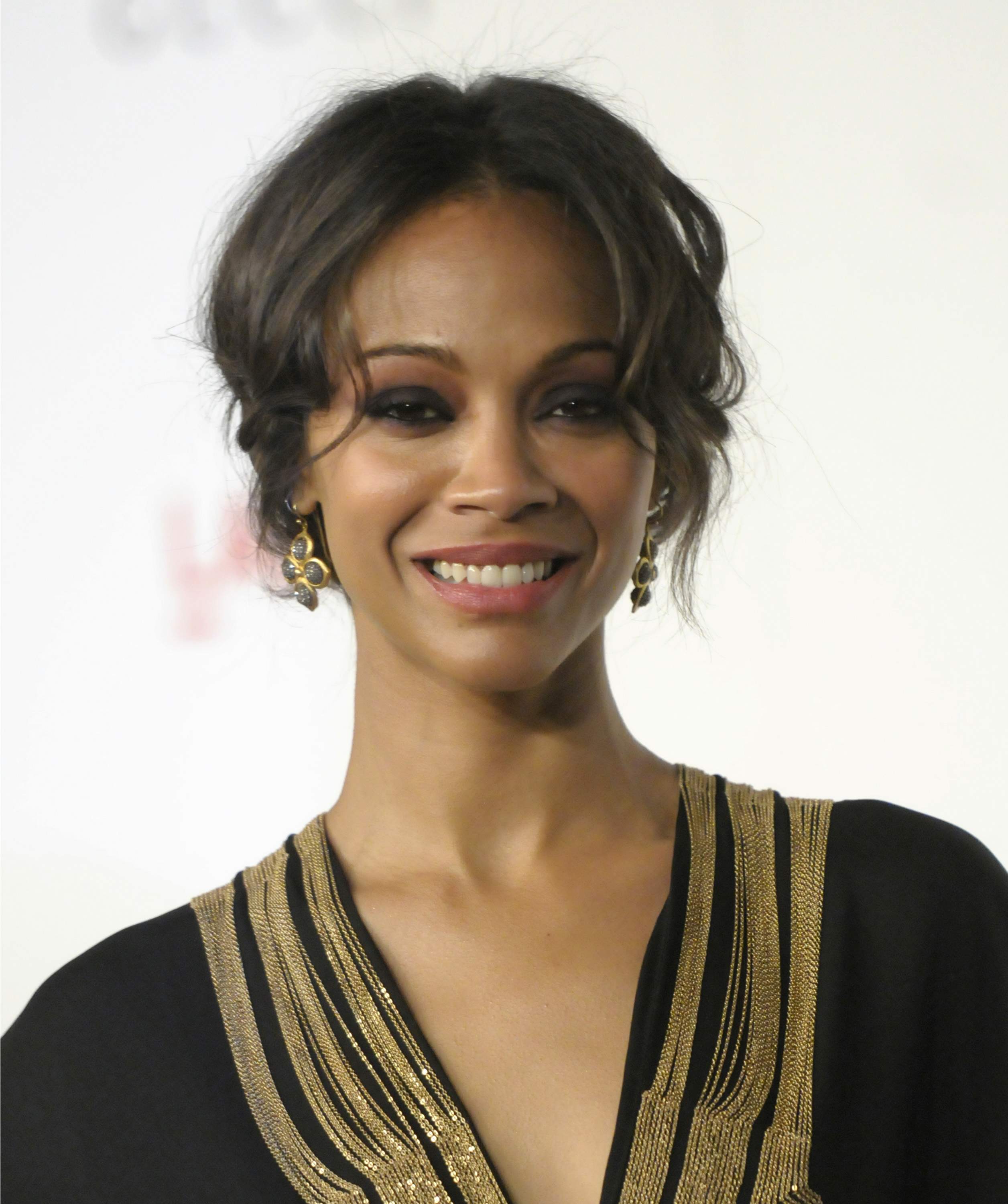 Zoe Saldana at LACMA's Art And Film Gala Honoring Clint Eastwood And John Baldessari in Los Angeles 2011.11.05