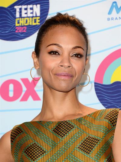 Zoe Saldana - 2012 Teen Choice Awards in Universal City (July 22, 2012)