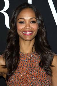 Zoe Saldana at Giorgio Armani Prive Show at PFW Haute Couture F/W 2012/13 (July 3, 2012) 