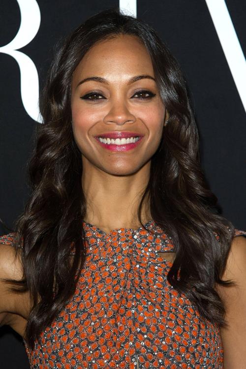 Zoe Saldana at Giorgio Armani Prive Show at PFW Haute Couture F/W 2012/13 (July 3, 2012) 