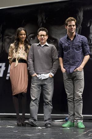 Zoe Saldana ''Star Trek - The Beginning' press conference at  