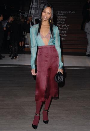 Zoe Saldana - Prada book launch party - Beverly Hills, Nov. 13, 2009  