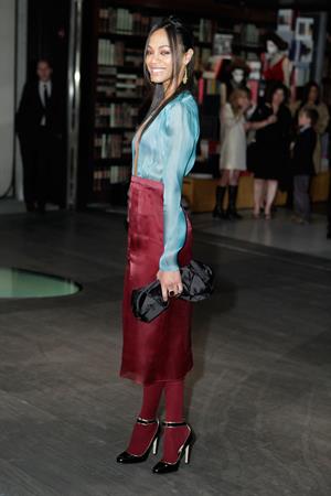 Zoe Saldana - Prada book launch party - Beverly Hills, Nov. 13, 2009  