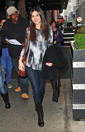 Victoria Justice leaving her hotel 10/24/12 