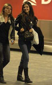 Victoria Justice arriving at JFK airport 10/22/12 
