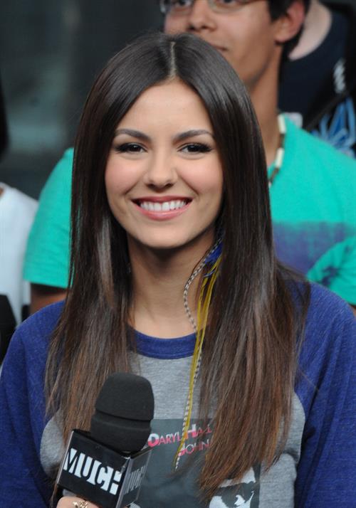 Victoria Justice on New Music Live at MuchMusic in Toronto 10/17/12