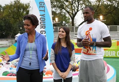 Victoria Justice Worldwide Day of Play event in Washington DC 9/24/11 