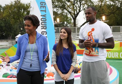 Victoria Justice Worldwide Day of Play event in Washington DC 9/24/11 