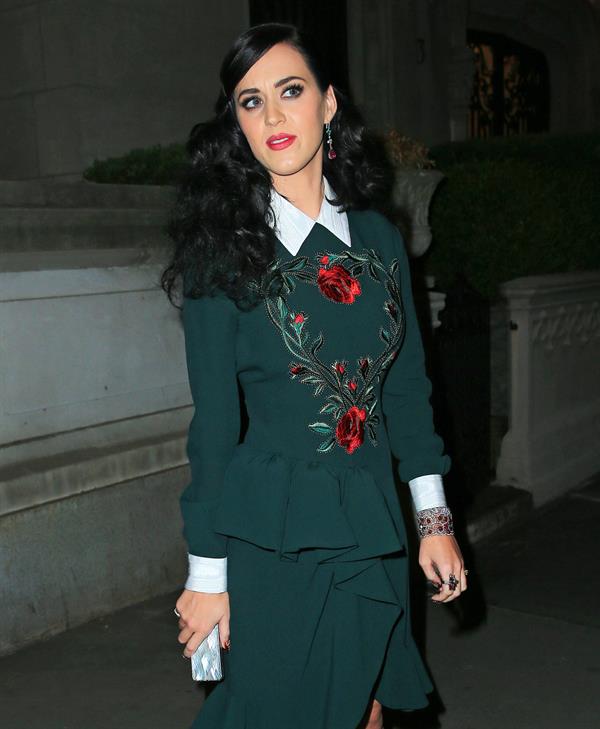 Katy Perry arrives at her secret perfume launch in New York City (May 2, 2013)