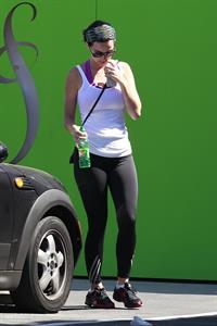 Katy Perry at the gym in Los Angeles on April 17, 2013