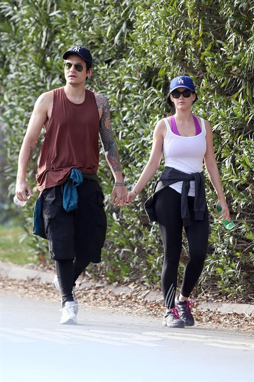 Katy Perry hiking in LA on January 31, 2013