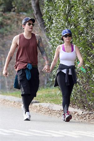 Katy Perry hiking in LA on January 31, 2013