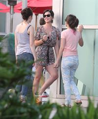 Katy Perry out at the movies with some friends at the Arclight Cinemas in Hollywood August 11, 2012 