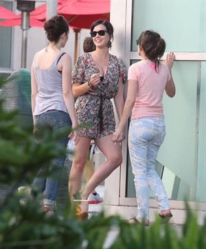 Katy Perry out at the movies with some friends at the Arclight Cinemas in Hollywood August 11, 2012 