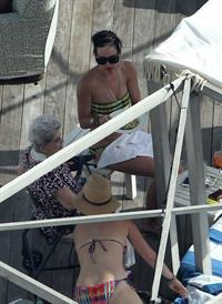 Katy Perry - In a bikini at a hotel pool in Miami July 27, 2012