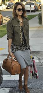 Jessica Alba at Bel Bambini in West Hollywood January 19, 2011 