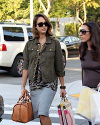 Jessica Alba at Bel Bambini in West Hollywood January 19, 2011 