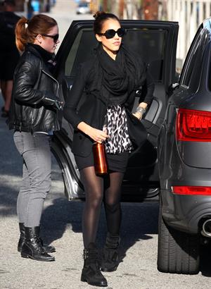 Jessica Alba in Beverly Hills on Feb 17