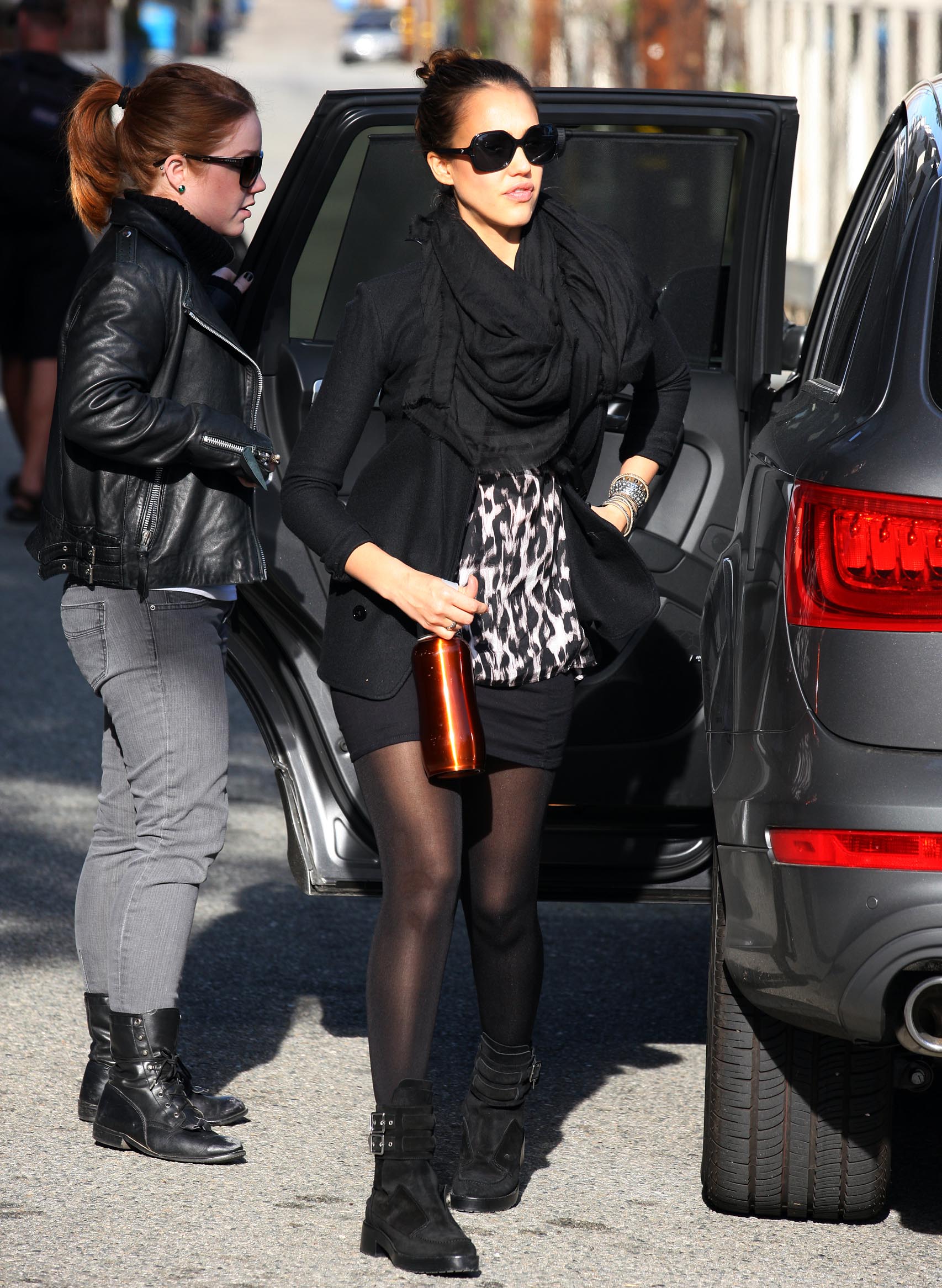 Jessica Alba in Beverly Hills on Feb 17