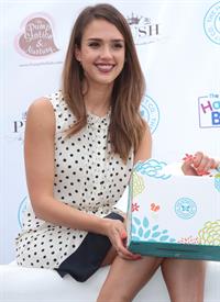 Jessica Alba at the Plush Event Premier Luxury Baby and Toddler show in Los Angeles 2012
