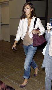 Jessica Alba at LAZ on September 2, 2010