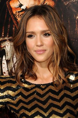Jessica Alba at the Machete premiere in Los Angeles on Aug 25, 2010 