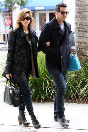 Jessica Alba out for breakfast in Beverly Hills on December 26 