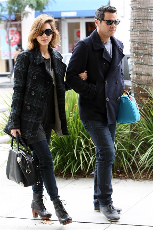 Jessica Alba out for breakfast in Beverly Hills on December 26 