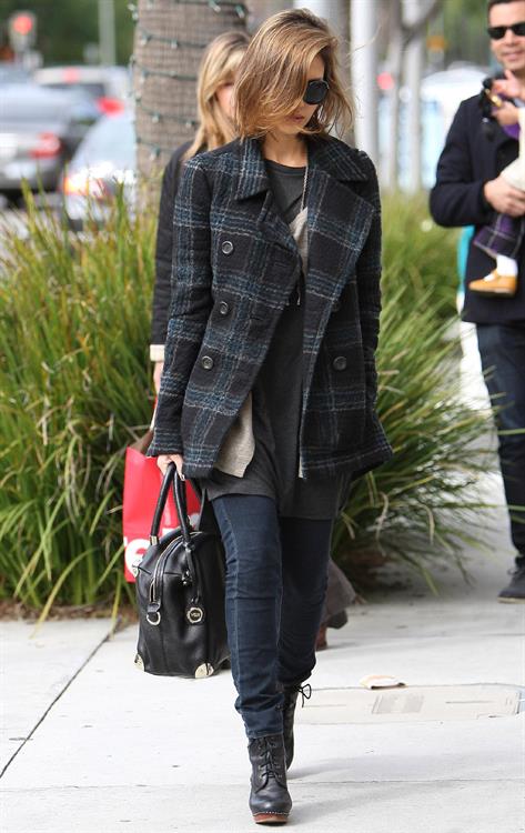 Jessica Alba out for breakfast in Beverly Hills on December 26 