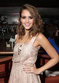 Jessica Alba Swarovski Elements private holiday dinner in West Hollywood 