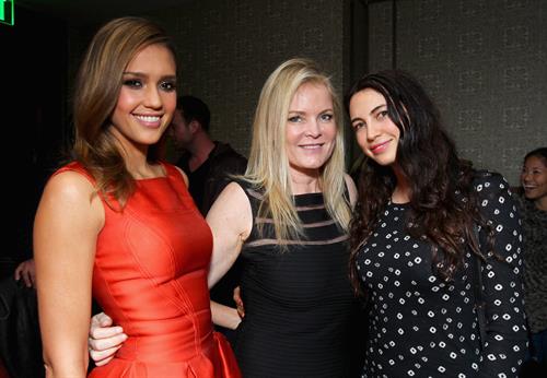 Jessica Alba Cocktails and Conversation at Soho house on February 21, 2012