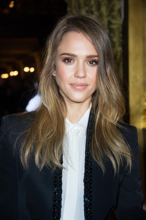 Jessica Alba Stella McCartney F/W 2013 Fashion Show in Paris 04.03.13