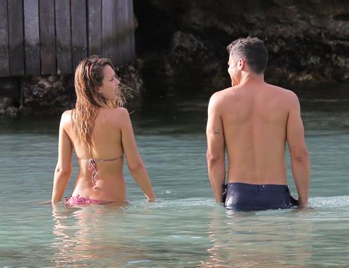 Jessica Alba bikini candids in St. Barts 4/5/13 
