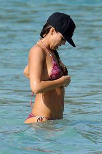 Jessica Alba bikini candids in St. Barts 4/5/13 