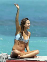 Jessica Alba  bikini candids in St. Barts 4/4/13 