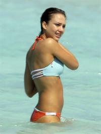 Jessica Alba Bikini Pictures Jessica Alba  bikini candids in St. Barts 4/4/13
