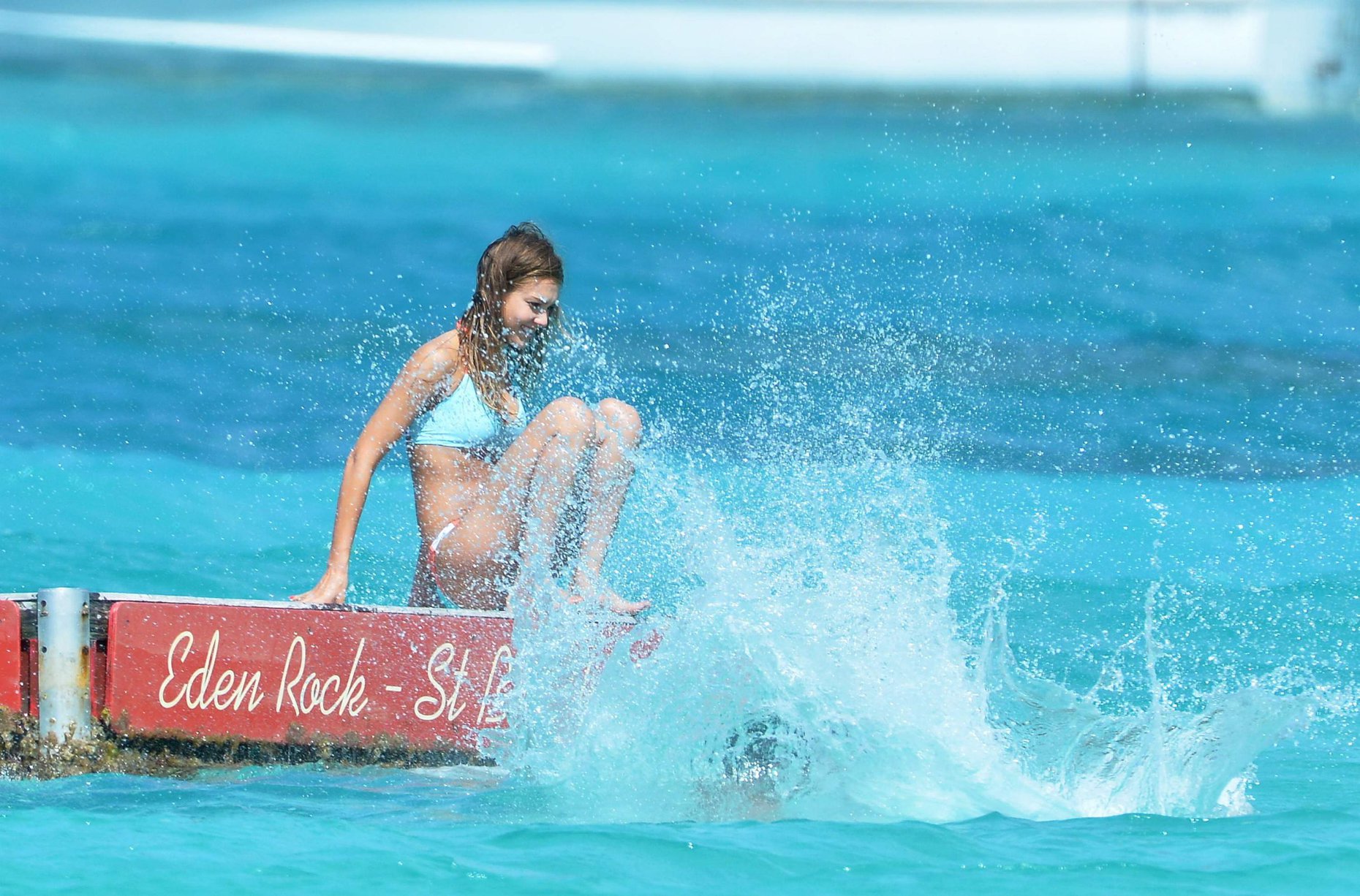 Jessica Alba  bikini candids in St. Barts 4/4/13 