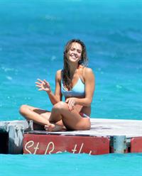 Jessica Alba  bikini candids in St. Barts 4/4/13 