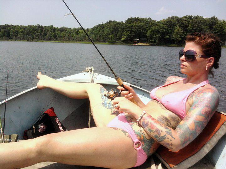 Anonymous in a bikini